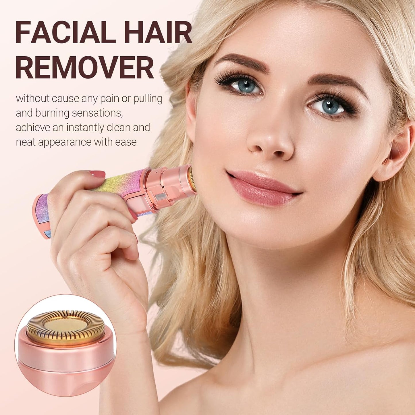 2 in 1 Eyebrow Trimmer & Face Hair Remover