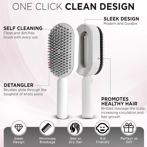 Self Cleaning Hair Brush