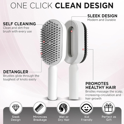 Self Cleaning Hair Brush