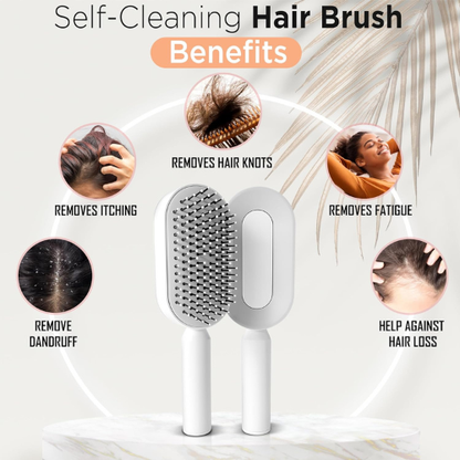 Self Cleaning Hair Brush