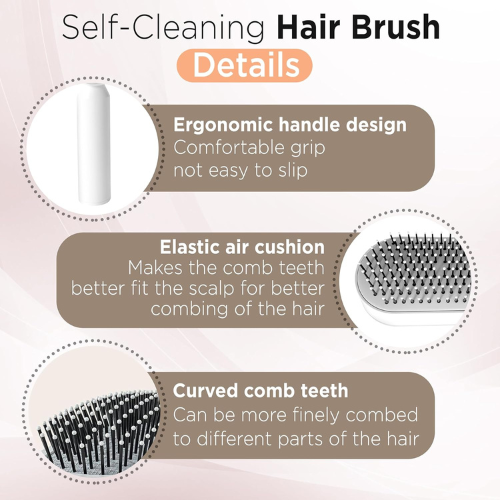 Self Cleaning Hair Brush