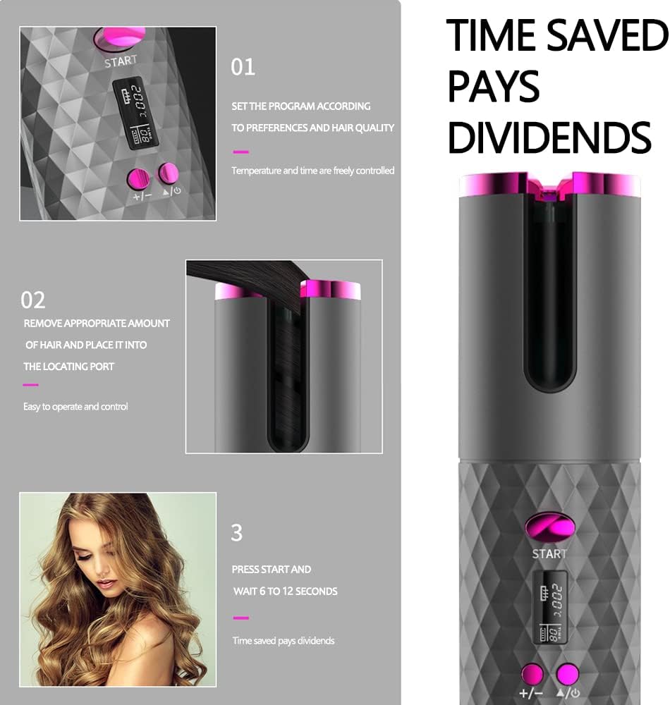 QuickCurl: Wireless Automatic Portable Hair Curler